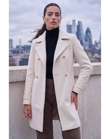 Roman Smart Double Breasted Coat