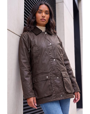 Roman Waxed Longline Coat