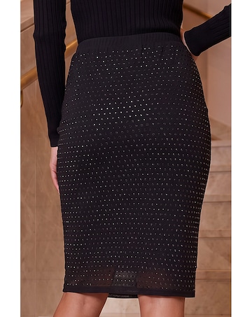 Roman Sparkly Stretch Skirt