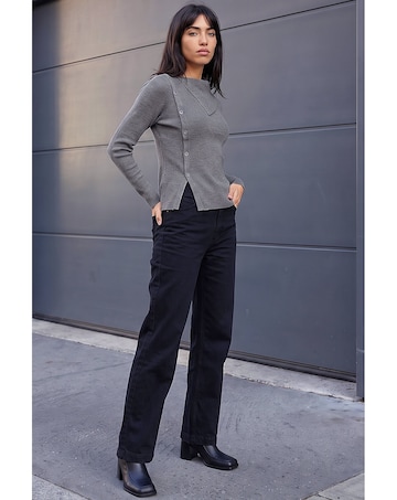 Roman Petite Open Turtleneck Jumper