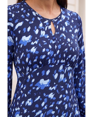 Roman Abstract Keyhole Dress