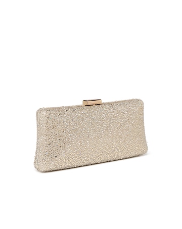 Paradox London Dante Diamante Box Clutch Bag