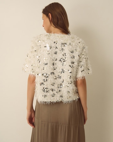 Monsoon Saskia Sequin Fringe Top