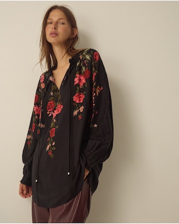 Monsoon Camille V-Neck Floral Blouse