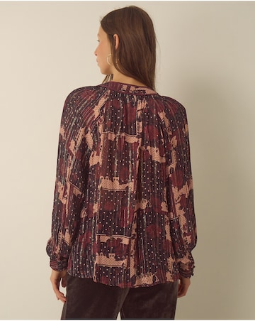 Monsoon Poppy V-Neck Embellished Blouse