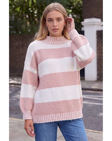 Roman Stripe Knitted Jumper