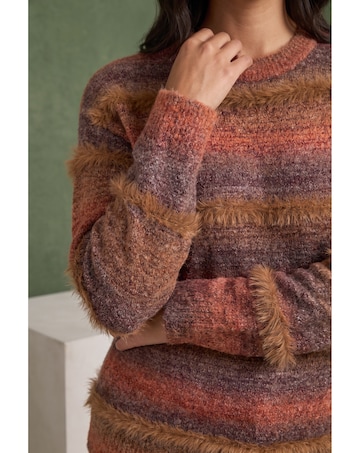 Roman Space Dye Stripe Knit Jumper