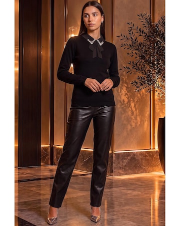 Roman Collar Knit Jumper