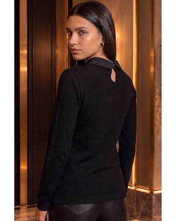 Roman Collar Knit Jumper