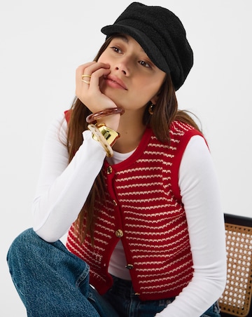 Accessorize Boucle Baker Boy Hat