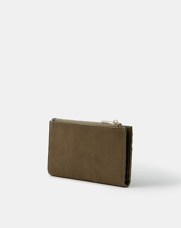 Accessorize Faux Suede Buckle Purse