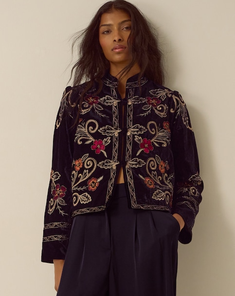 Monsoon Frankie Embroidered Jacket