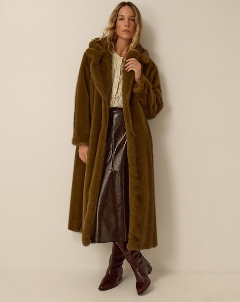 New In - Monsoon Winona Faux Fur Coat