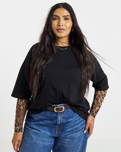 New In - Mesh 2 in 1 Short Sleeve T-Shirt
