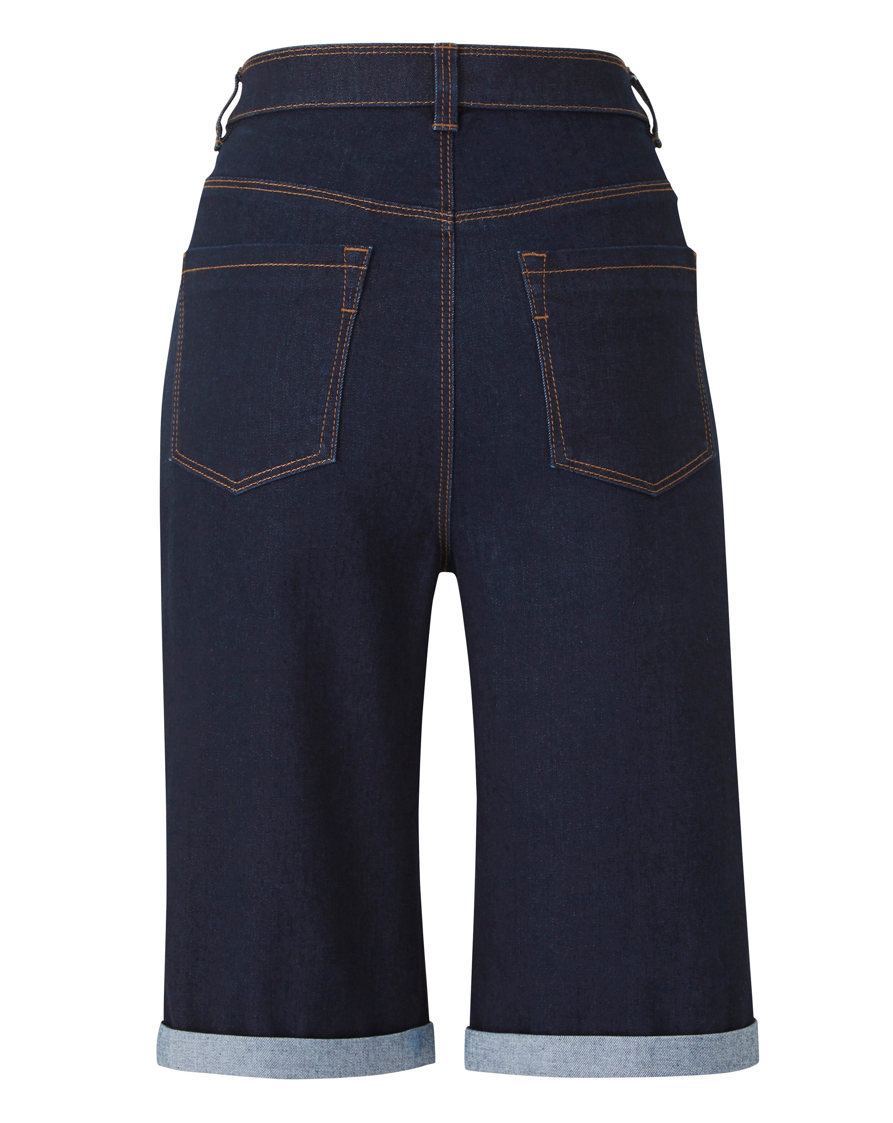 24/7 Organic Knee Length Denim Shorts 