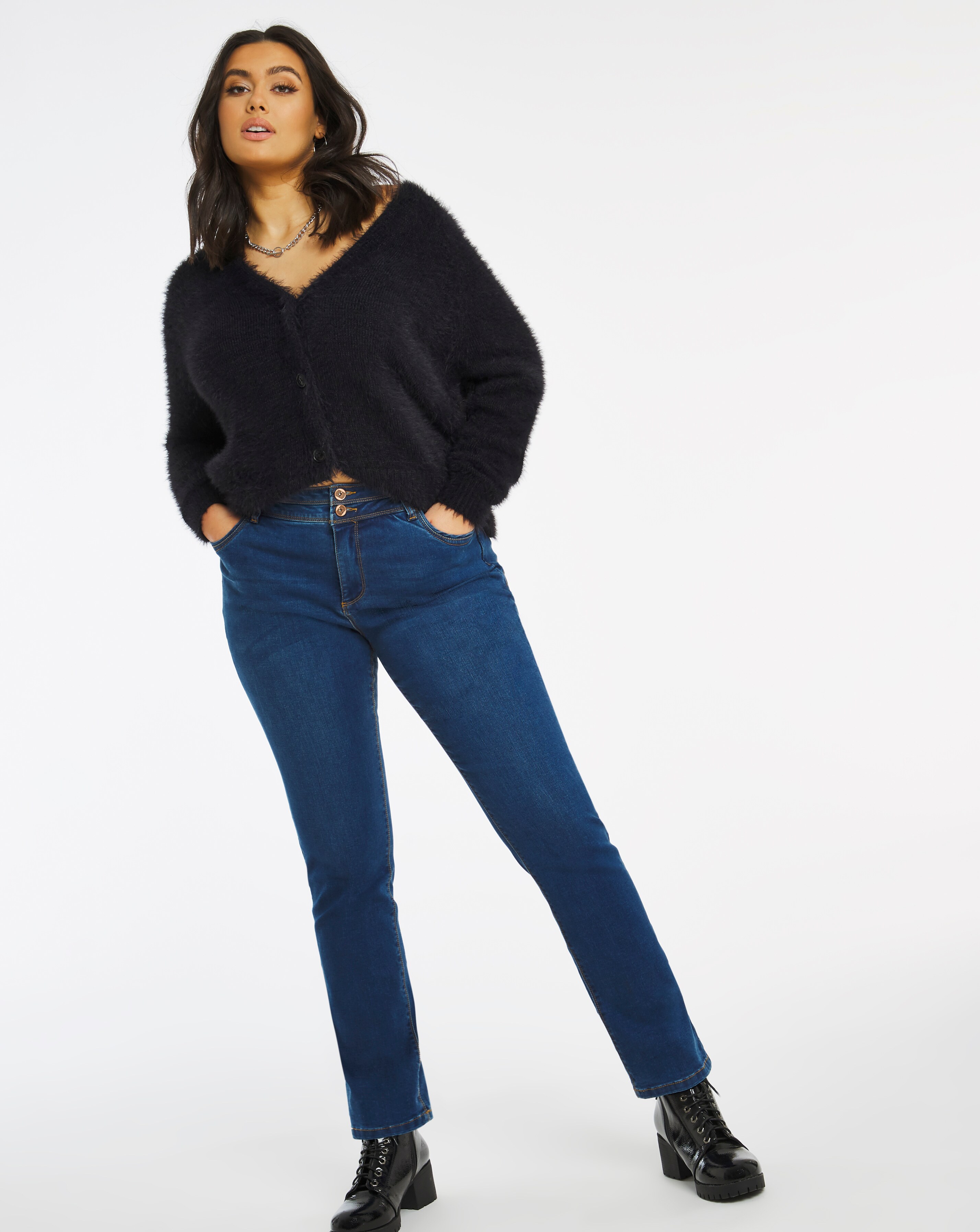 Shape \u0026 Sculpt Straight Leg Jeans 