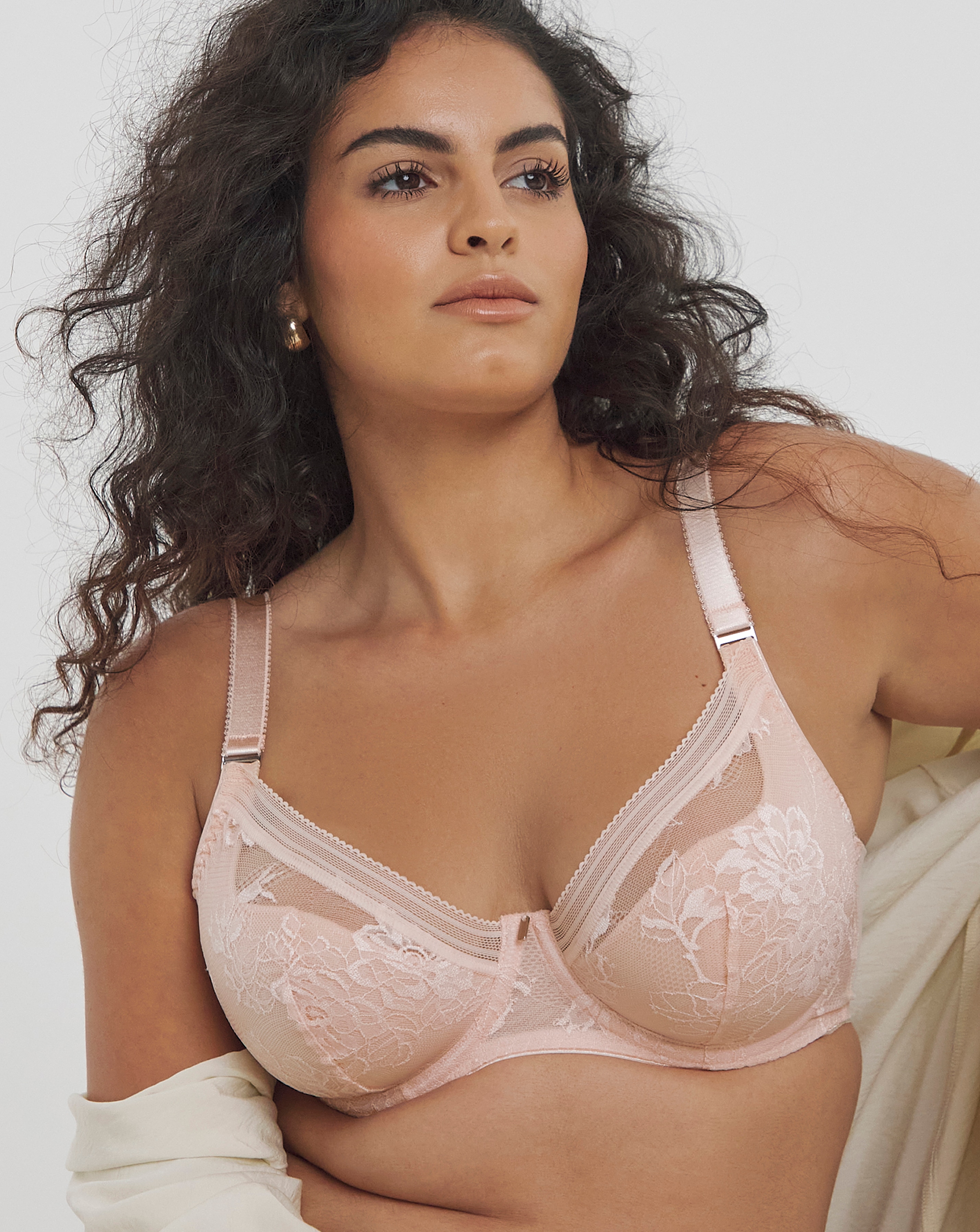 Fantasie Fusion Lace Plunge Bra Blush