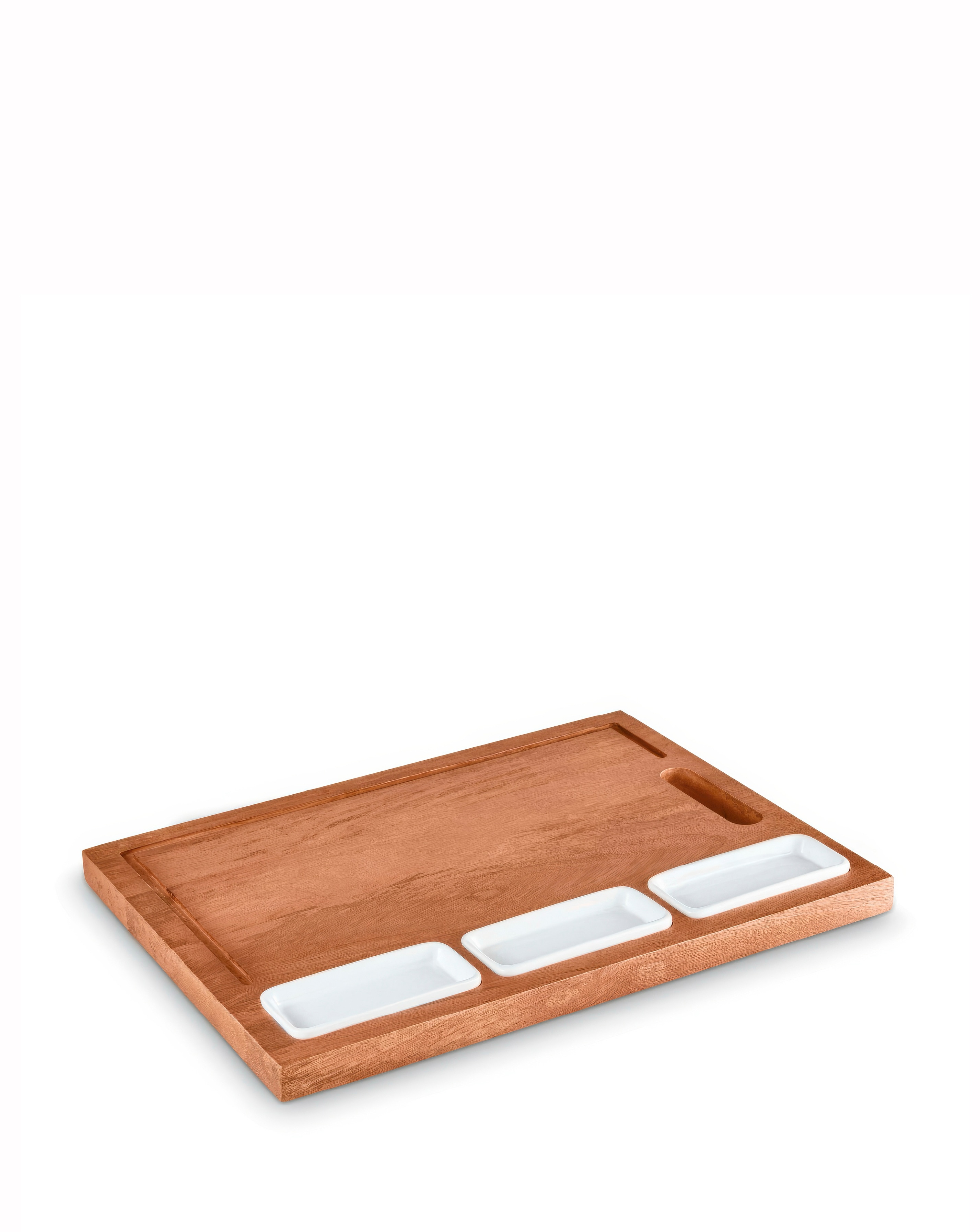 Tower Chopping Board with Dip Bowls