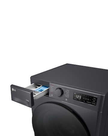 LG Turbowash FWY606GBLN1 10/6kg A/D Rated Washer Dryer Grey + Install