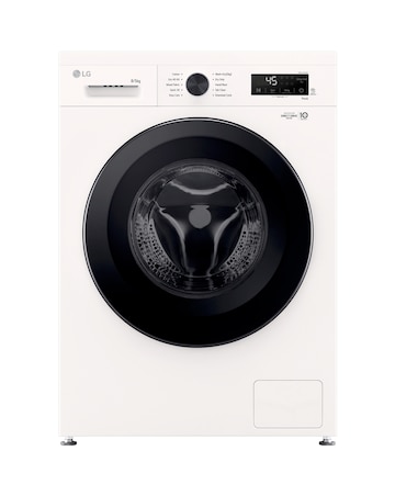LG X10 W4X1085NWK 8kg/5kg 1400 Spin Washer Dryer - White + Install