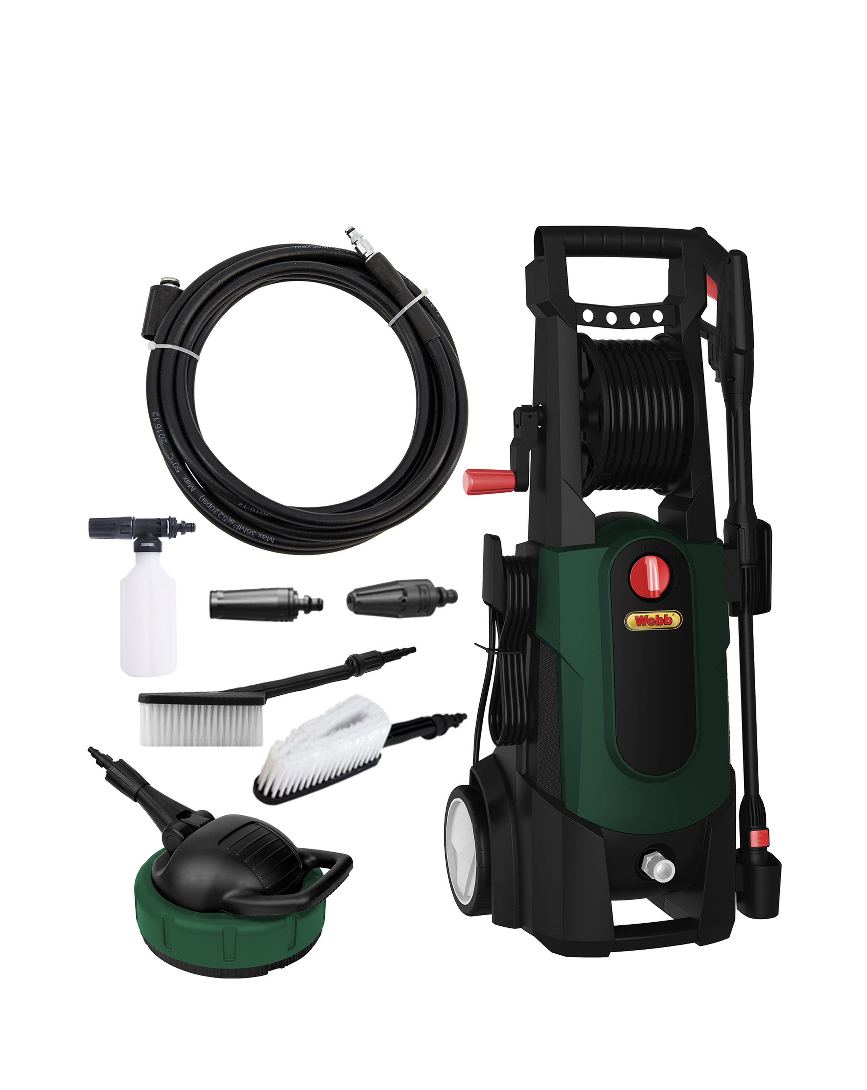 New In - Webb 2200W Pressure Washer Bundle