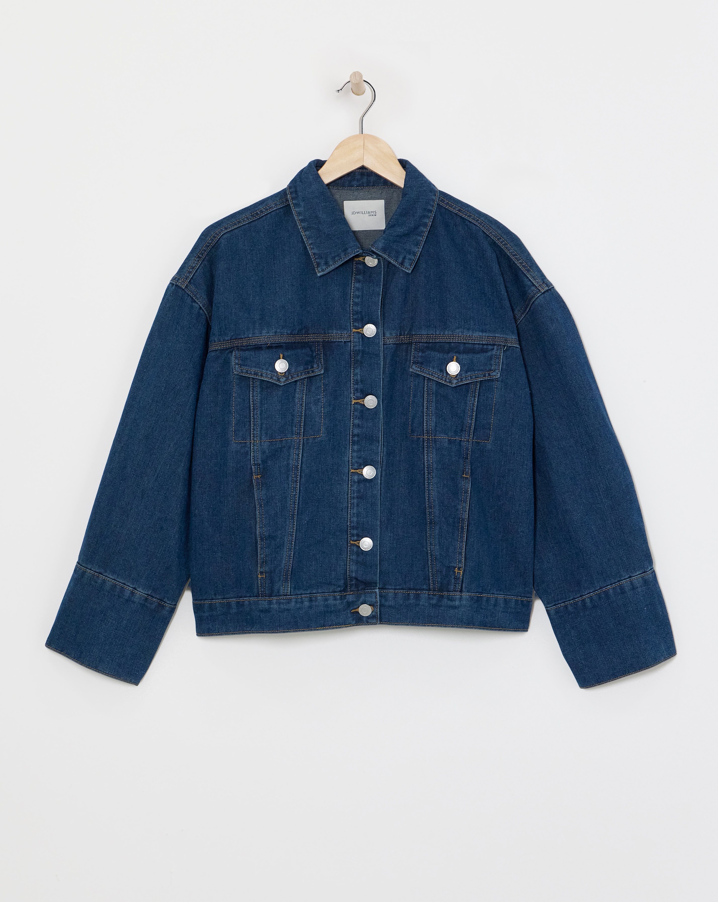 Indigo Oversized Trucker Denim Jacket