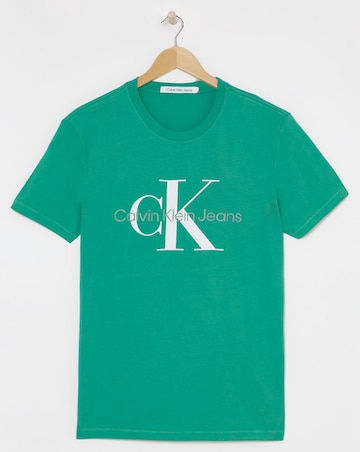 Calvin Klein Jeans Large Logo Green T-shirt