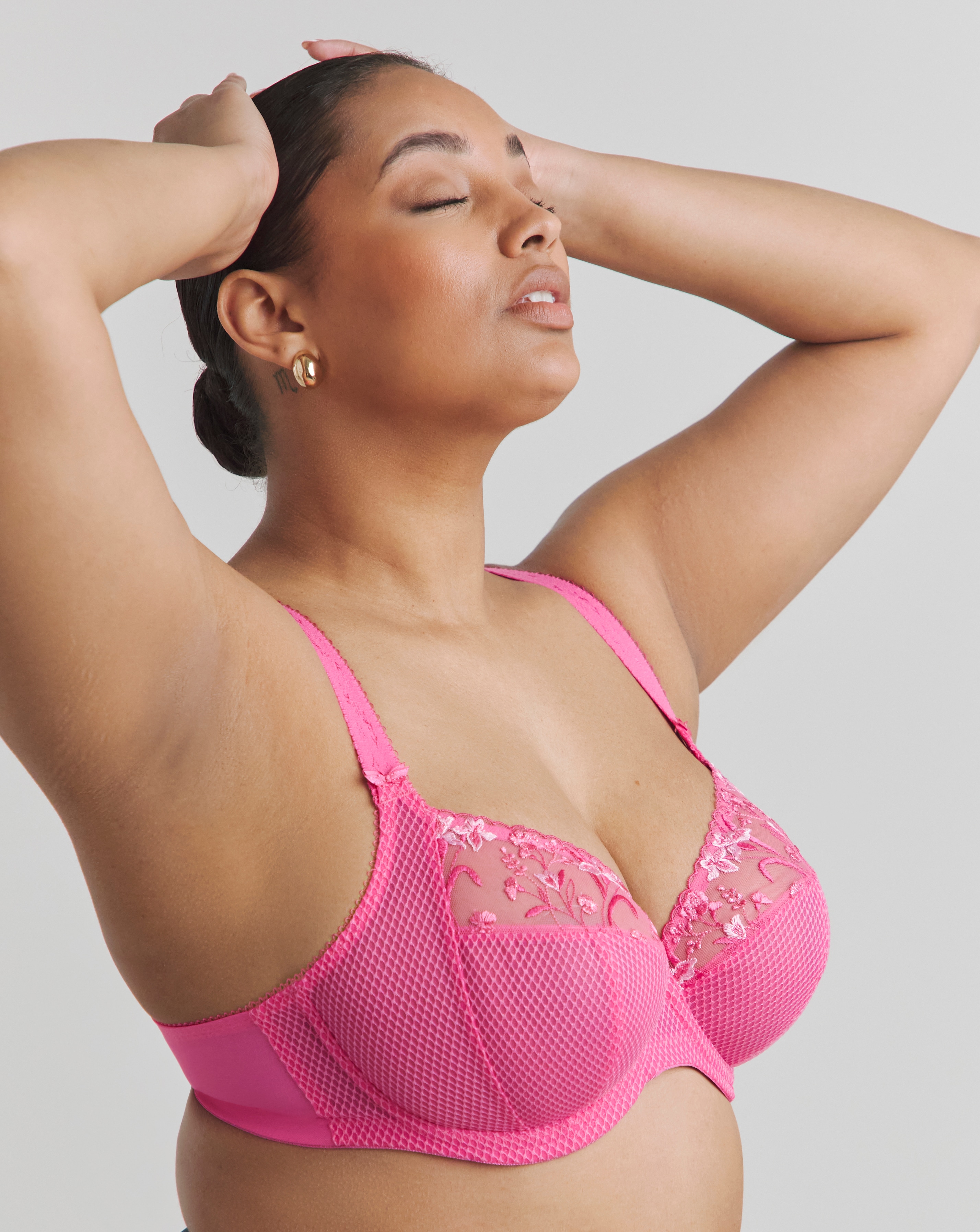Elomi Charley Plunge Wired Bra Pink