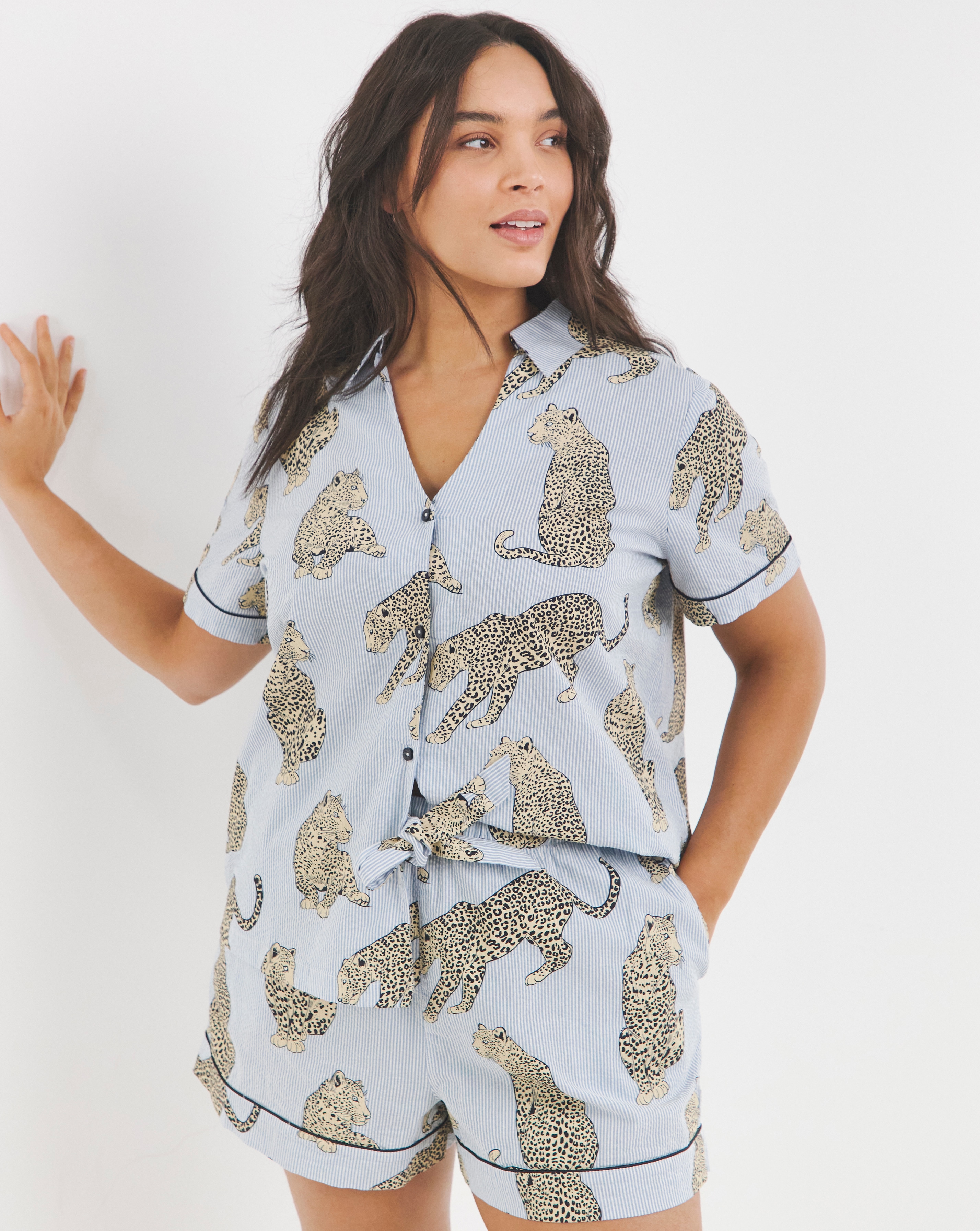 Chelsea Peers Seersucker PJ Set