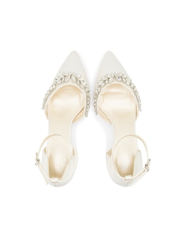 Paradox London Cinta Ivory Wedding Heels