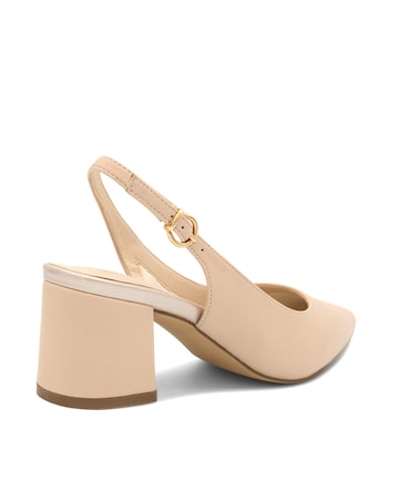 Paradox London Isadora Mid Block Heel Courts