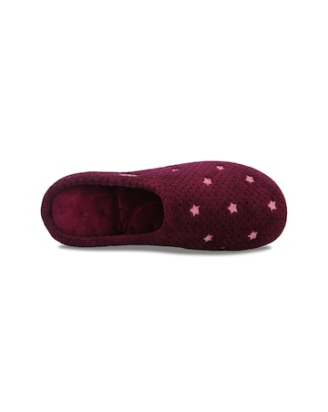 totes Isotoner Womens Popcorn Mule Slippers