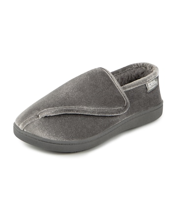 totes Ladies Sparkle Velour Closed Back W/Velcro Tab