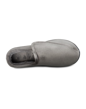 totes Ladies Sparkle Velour Closed Back W/Velcro Tab