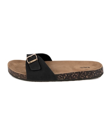 totes Ladies PU Buckle Sliders