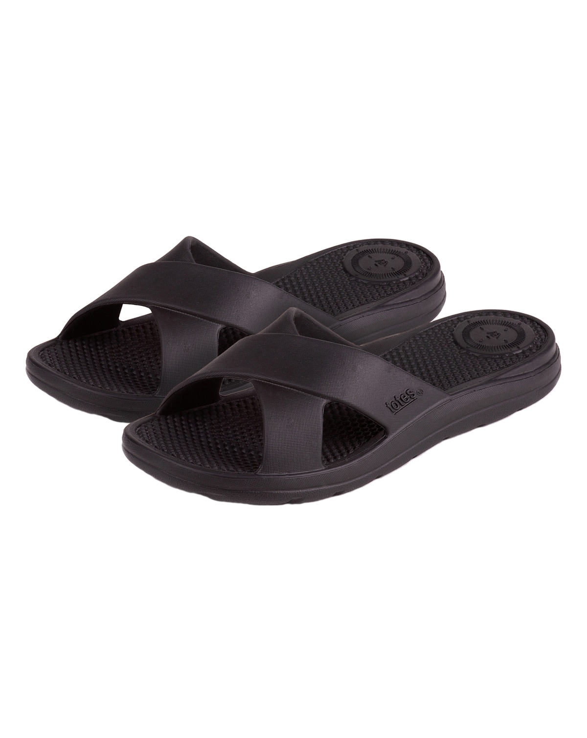 totes SOLBOUNCE Ladies Cross Slide