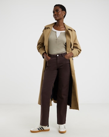 Chocolate Authentic Straight Leg Jeans