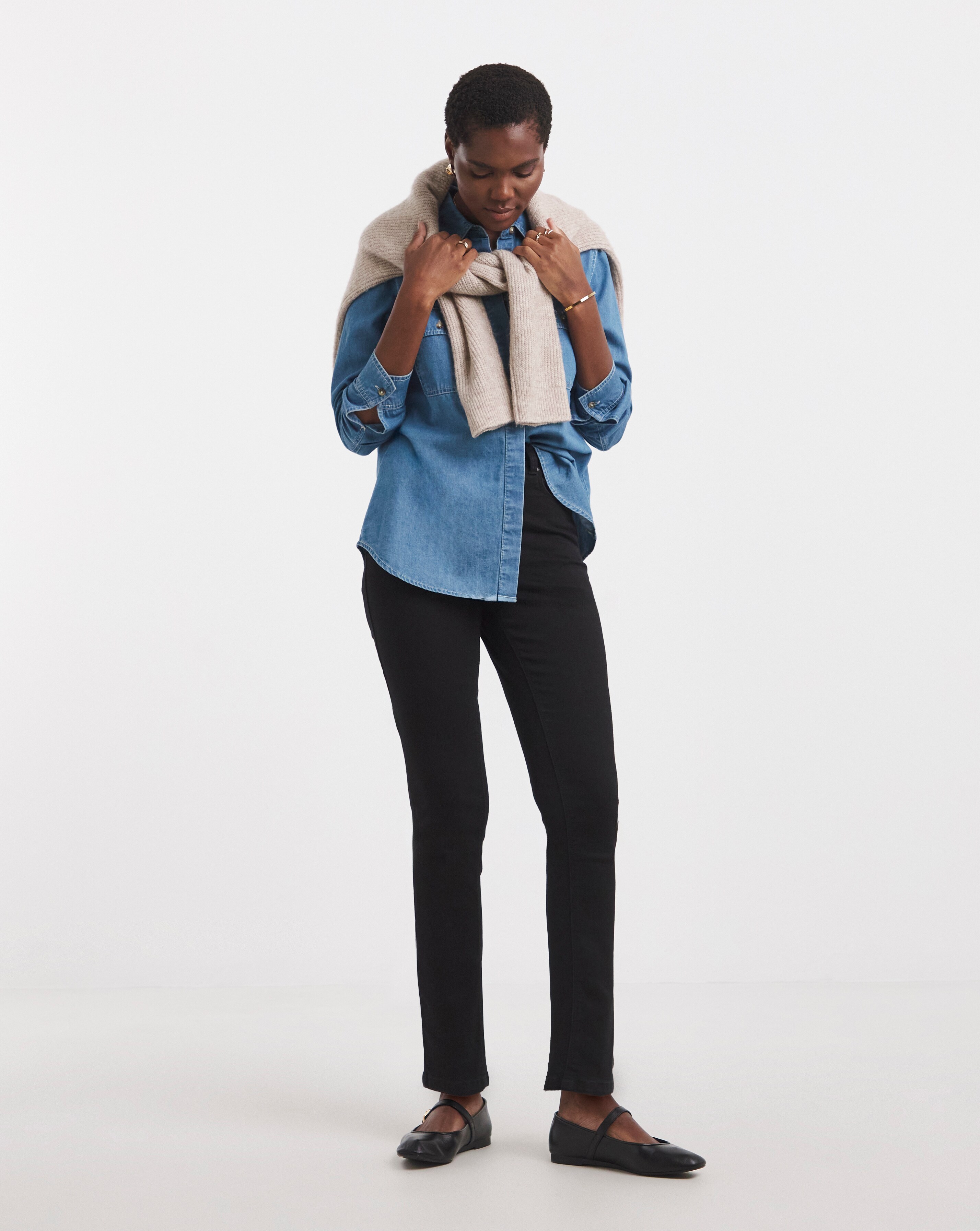 Black Superstretch Slim Jeans