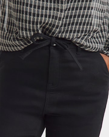 Black Cosy Bootcut Jeans