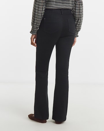 Black Cosy Bootcut Jeans