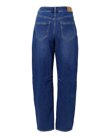 Dark Blue Authentic Barrel Leg Jeans