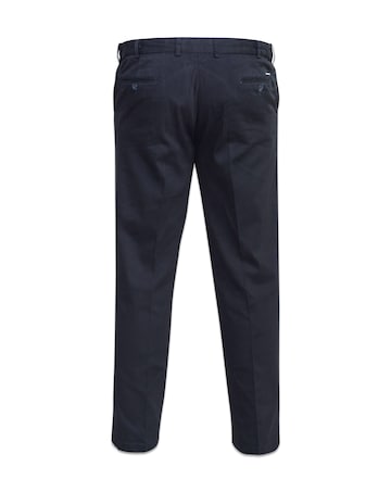 D555 Big & Tall Bruno Stretch Chino Pant with Xtenda Waist - Indigo