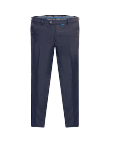 D555 Big & Tall Max Xtenda Waist Regular Fit Trouser - Navy
