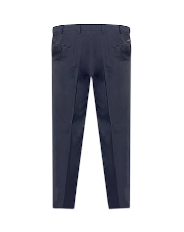 D555 Big & Tall Max Xtenda Waist Regular Fit Trouser - Navy