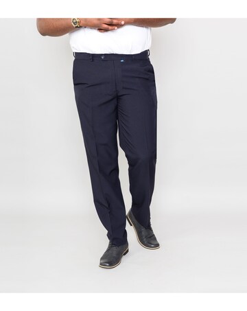 D555 Big & Tall Max Xtenda Waist Regular Fit Trouser - Navy