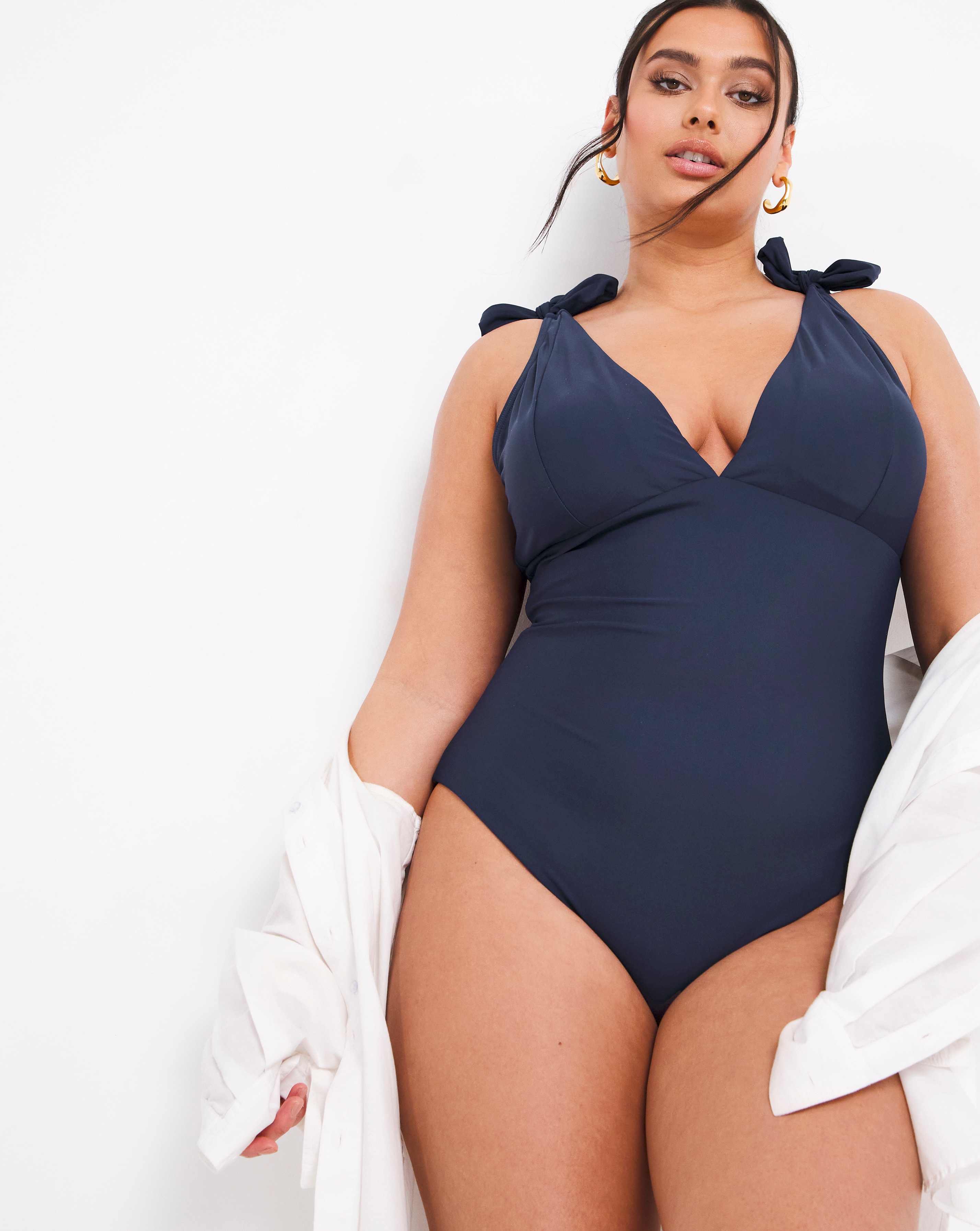 Vibrant Islands Tie Detail Swimsuit