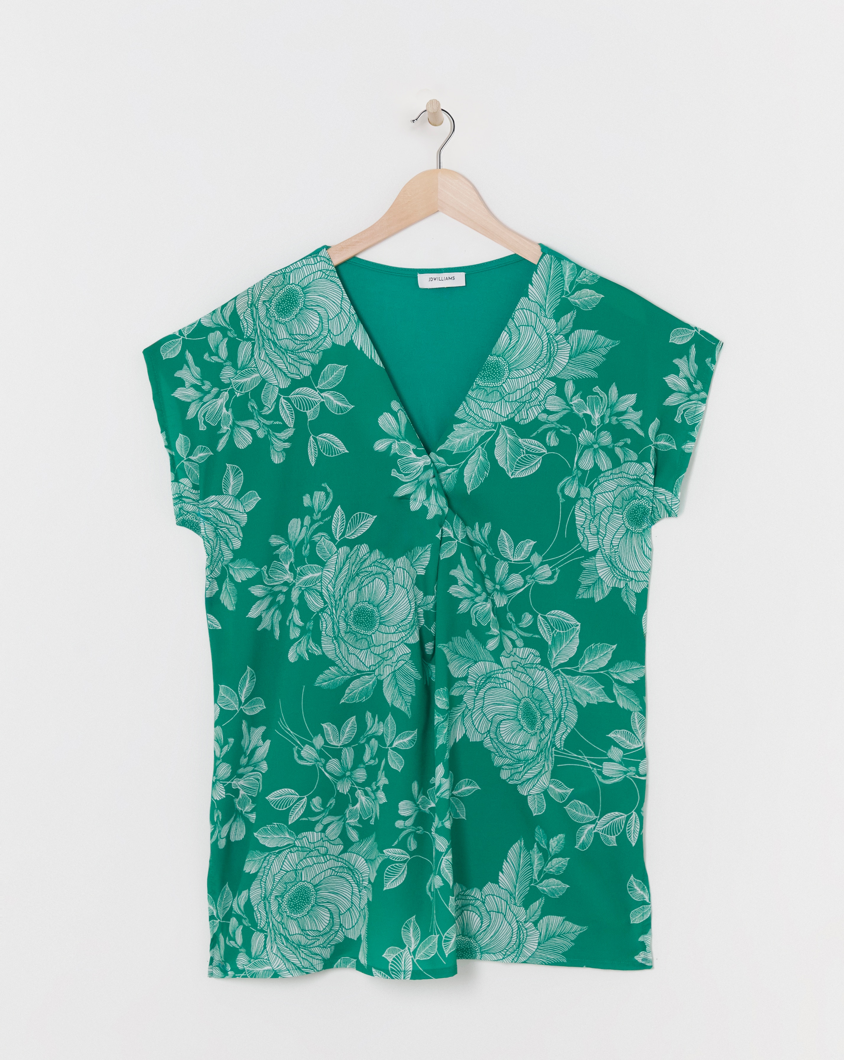 Floral Woven Front Top