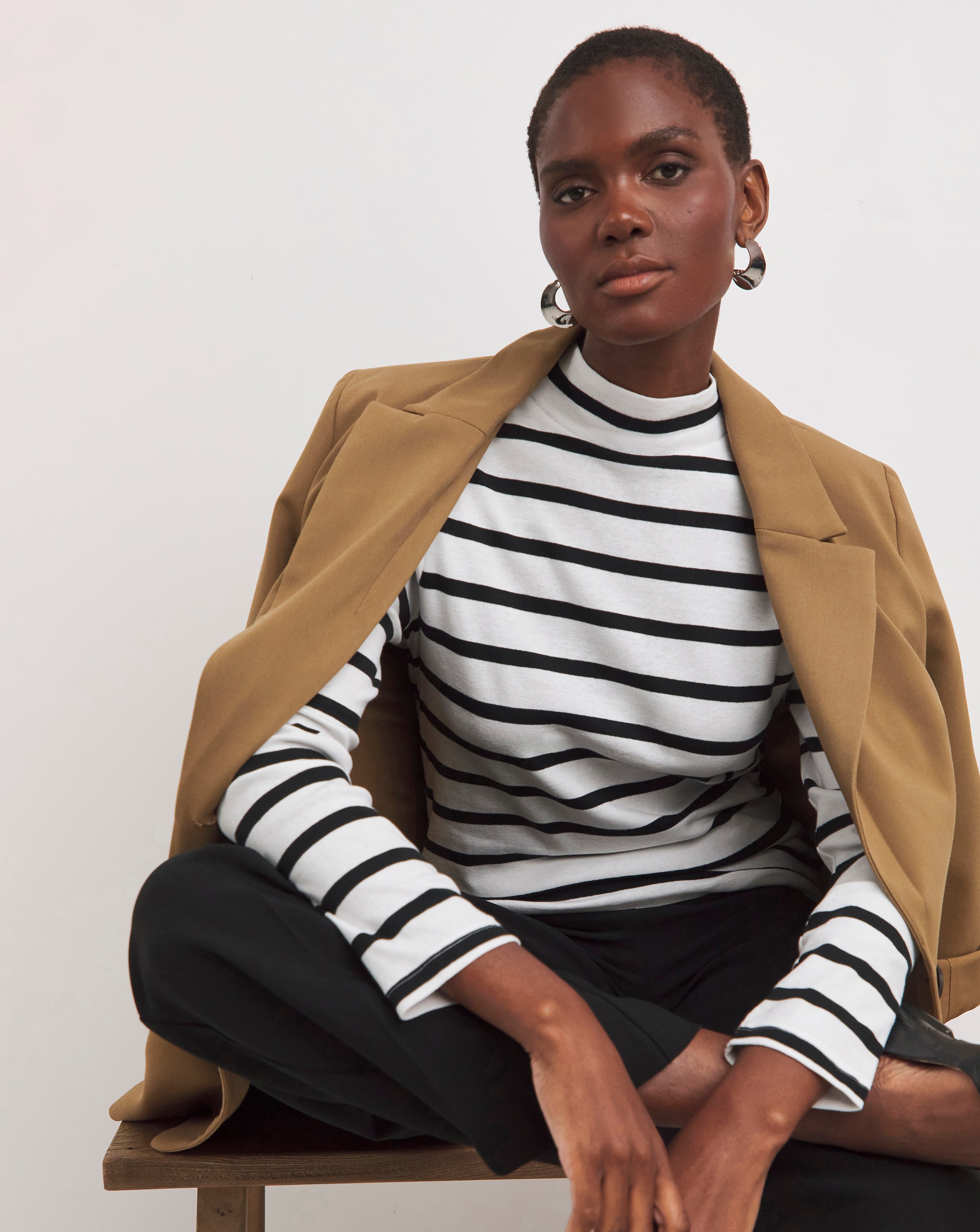 Turtle Neck Long Sleeve Top