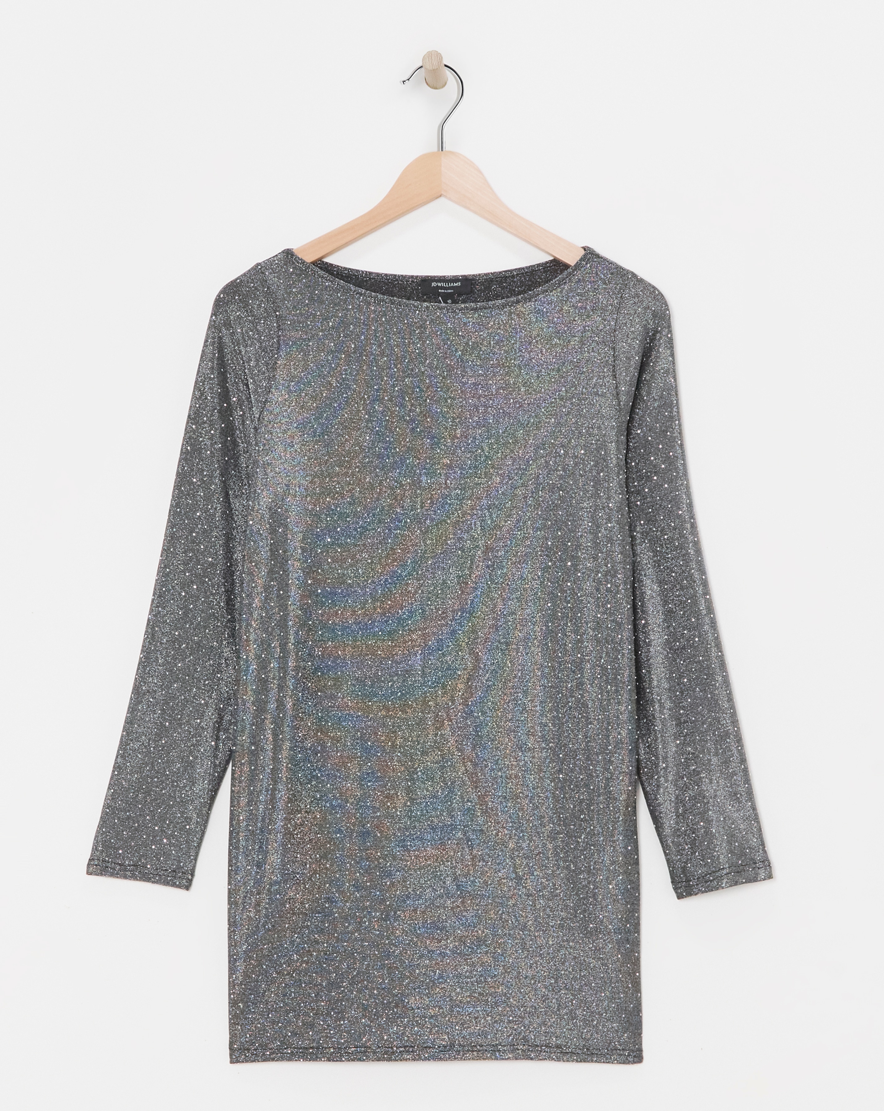 Slash Neck Longline Top