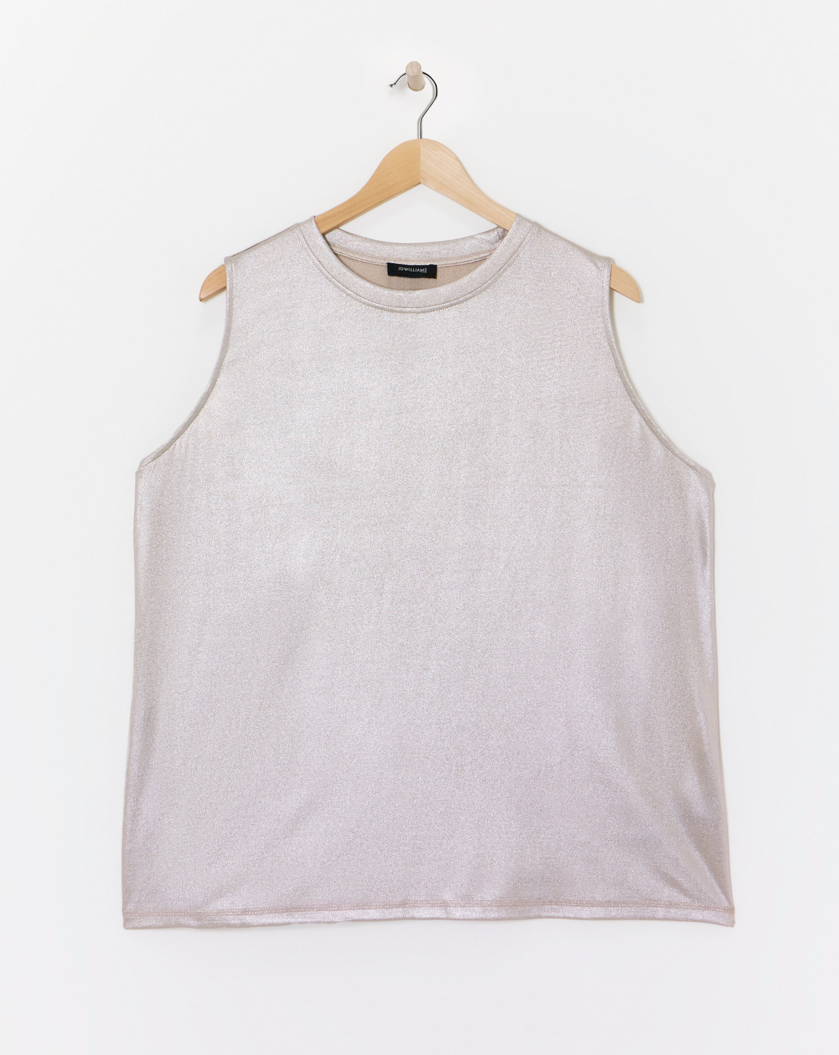 Crew Neck Foiled Tank